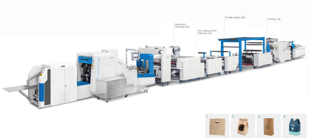 Automatic Paper Bag Making Machine(with Flexo Printing)