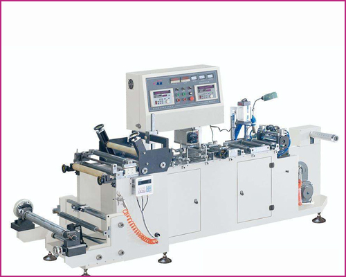 Shrink bottle label machine