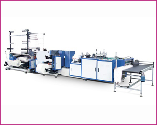 Soft loop handle bag making machine